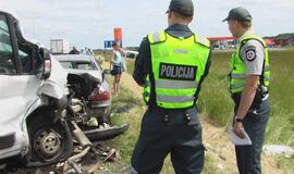 Partrenkta nėščioji, kovojama dėl jos kūdikio gyvybės