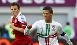 Portugalijos futbolininkai iškovojo pirmąją pergalę