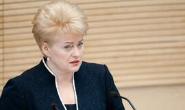 Dalia Grybauskaitė: diplomatų pareiga - darbas Tėvynei ir šalies interesų gynimas