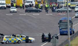 Didžiojoje Britanijoje dėl įtariamo teroristinio išpuolio uždarytas greitkelis