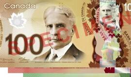 Kanada neigia, kad naujieji plastikiniai banknotai lydosi