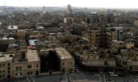 Naikintuvai bombarduoja Sirijos Alepo miestą