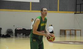 Lietuvos krepšinio rinktinės treniruotė Klaipėdoje