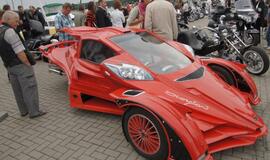 Lietus neužgožė motociklų gaudesio