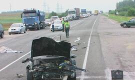 Siaubinga rytinė avarija nusinešė vyro gyvybę