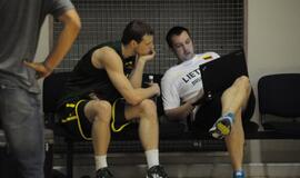 Lietuvos krepšinio rinktinės treniruotė Klaipėdoje