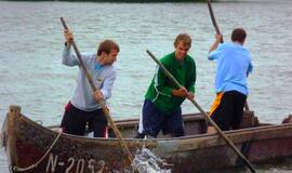 Šeštadienį žvejai rinkosi Juodkrantėje