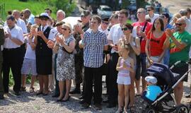 Klaipėdos piliavietėje iškilmingai pakelta vėliava