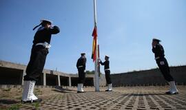 Klaipėdos piliavietėje iškilmingai pakelta vėliava