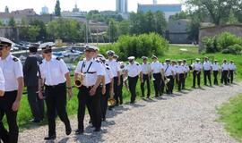 Klaipėdos piliavietėje iškilmingai pakelta vėliava