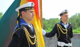 Klaipėdos piliavietėje iškilmingai pakelta vėliava