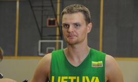 Lietuvos krepšinio rinktinės treniruotė Klaipėdoje