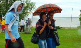 Šeštadienį žvejai rinkosi Juodkrantėje