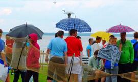 Šeštadienį žvejai rinkosi Juodkrantėje