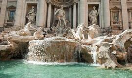 Romos Trevi fontane - rekordinės monetų sumos