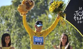 "Tour de France" lenktynes pirmą kartą laimėjo Didžiosios Britanijos dviratininkas