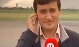 TV reporteriams gresia daug pavojų (video)