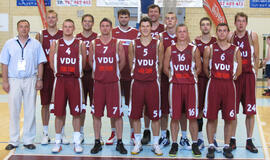 VDU krepšininkai - Europos universitetų sporto žaidynių čempionai