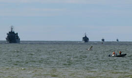 Baltijos šalių kariniai laivai demonstravo pasirengimą