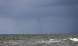 Baltijos jūroje sukosi viesulas