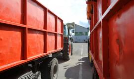 Grūdų karštinė veikia ir nieko dėtus vairuotojus