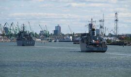 Baltijos šalių kariniai laivai demonstravo pasirengimą