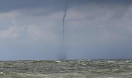 Baltijos jūroje sukosi viesulas