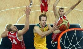 Rusijos krepšininkai nusileido australams