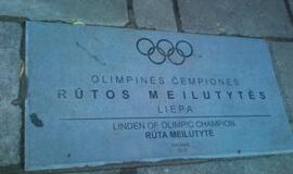 Rūtai Meilutytei skirtoje plokštėje - grubi klaida