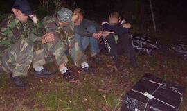 Vilniaus rajone su įkalčiais įkliuvo kontrabandininkų ketveriukė