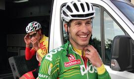 Dviratininkas G. Bagdonas ketvirtajame "Tour of Britain" etape - 33-ias