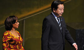 Japonija: dėl ginčijamų salų kompromiso nebus