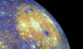 Merkurijaus paviršius primena retą meteoritą