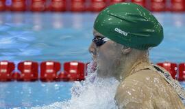 Olimpinė čempionė R. Meilutytė nusitaikė į pasaulio rekordą