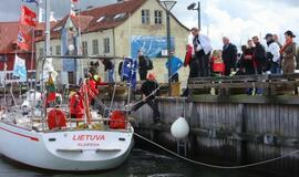 Jachta "Lietuva" sugrįžo į gimtąjį uostą