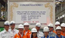 Pradėtas statyti SGD laivas - saugykla