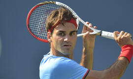 R. Federeris ir S. Viljams dvyliktą kartą pasiekė "US Open" aštuntfinalį