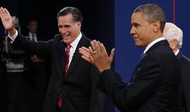B. Obama ir M. Romnis susikovė trečiuosiuose, paskutiniuose, TV debatuose