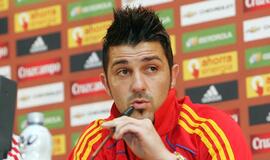 D.Villa nepatenkintas savo vaidmeniu "Barcelona" klube