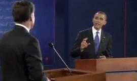 Įvyko pirmieji B. Obamos ir M. Romnio debatai (video)
