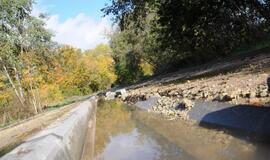 Išdarkytas dviračių takas sukėlė nerimą