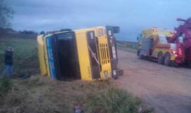 Sunkiasvorę techniką Žemaitijoje vartė lietus