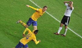 Švedijos futbolininkai Vokietijoje sugebėjo panaikinti keturių įvarčių deficitą