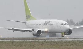 Vilniaus oro uoste lėktuvas nesugebėjo pakilti
