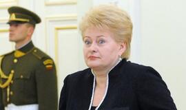 Kandidatė į socialinės apsaugos ir darbo ministres Algimanta Pabedinskienė nebuvo linkusi komentuoti susitikimo su Prezidente