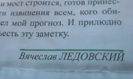 Žurnalistas iš Krasnodaro suvalgė savo straipsnį