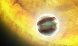 Astronomai aptiko planetą, besisukančią „prieš eismą“
