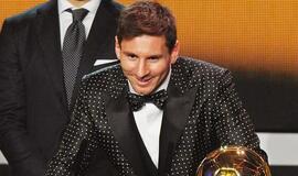 Geriausias 2012 metų pasaulio futbolininkas - argentinietis L. Mesis