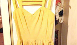 Mergina išgarsėjo netyčia apsinuoginusi parduodamos suknelės nuotraukoje (foto)