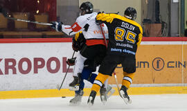 Nacionalinėje ledo ritulio lygoje – įspūdinga Klaipėdos klubų kova